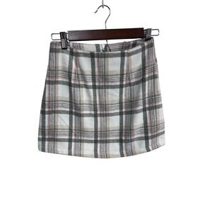 Hyfve Multicolor Plaid Flannel Preppy‎ Mini Skirt Women's Size XS